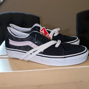 Black and Pink Sneakers